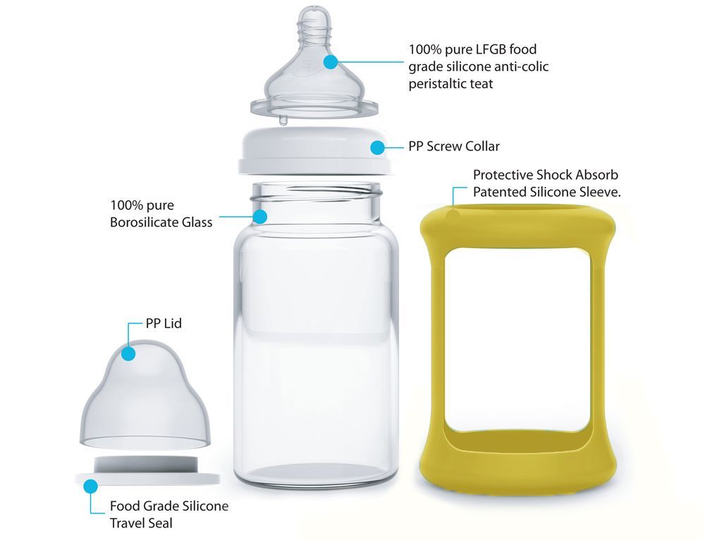 Cherub Baby - Single Pack - Yellow - 150ml 