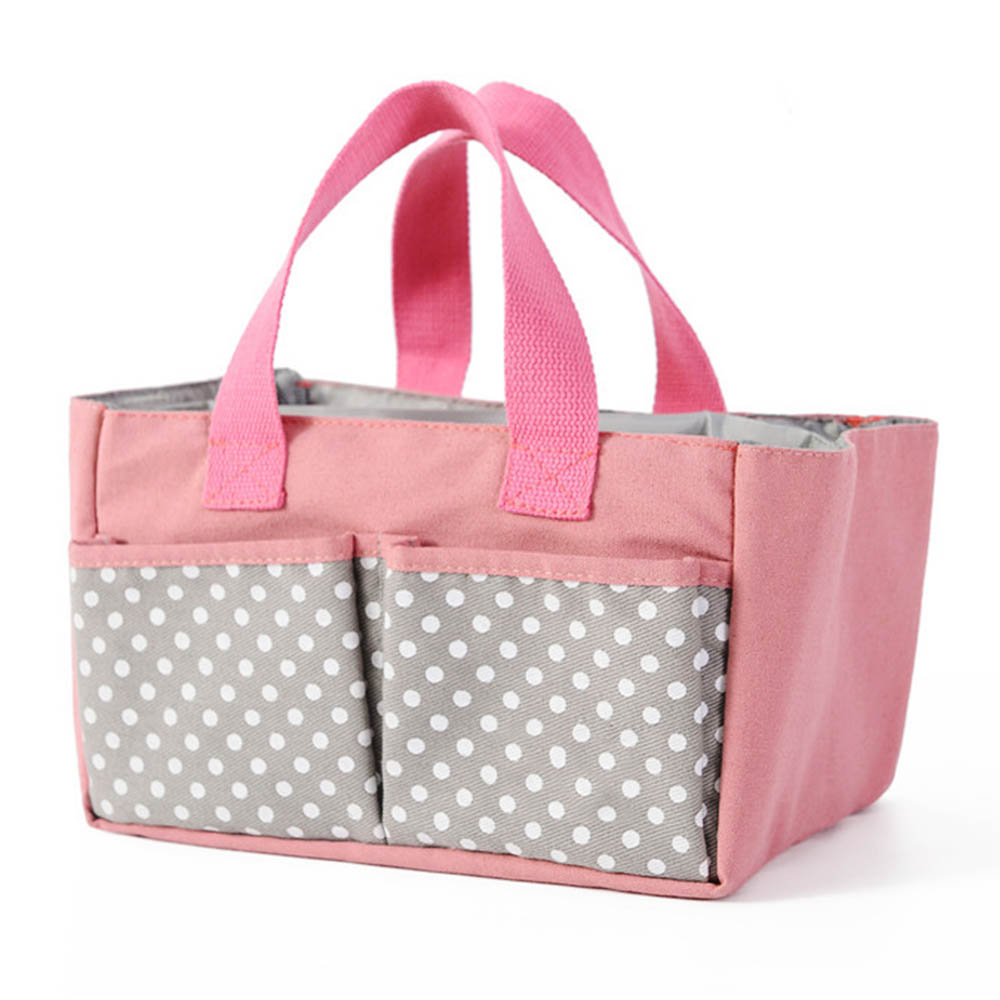 Cherubs - Baby Diaper Caddy Organizer - Pink