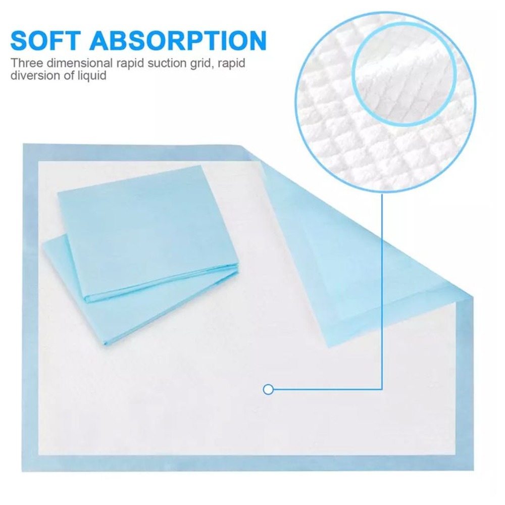 Cherubs - Disposable Diaper Changing Mat - Blue 100pcs