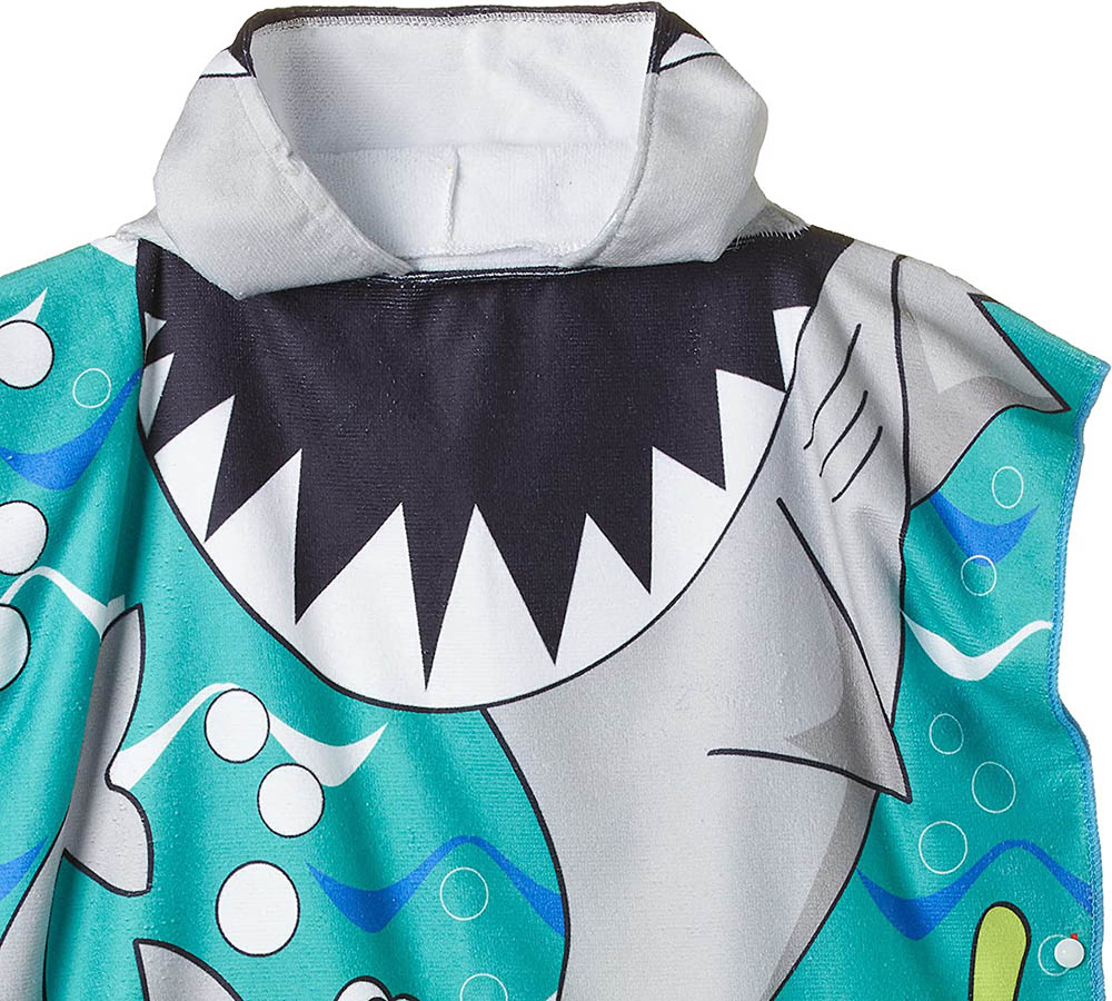 Cherubs - Kids Hooded Towel - Shark