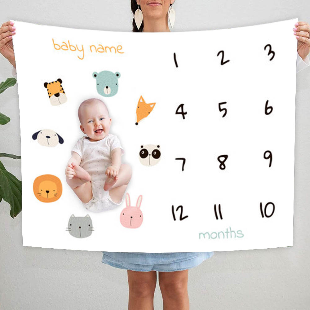 Cherubs - Monthly Milestone Blanket