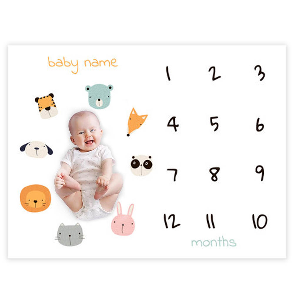 Cherubs - Monthly Milestone Blanket