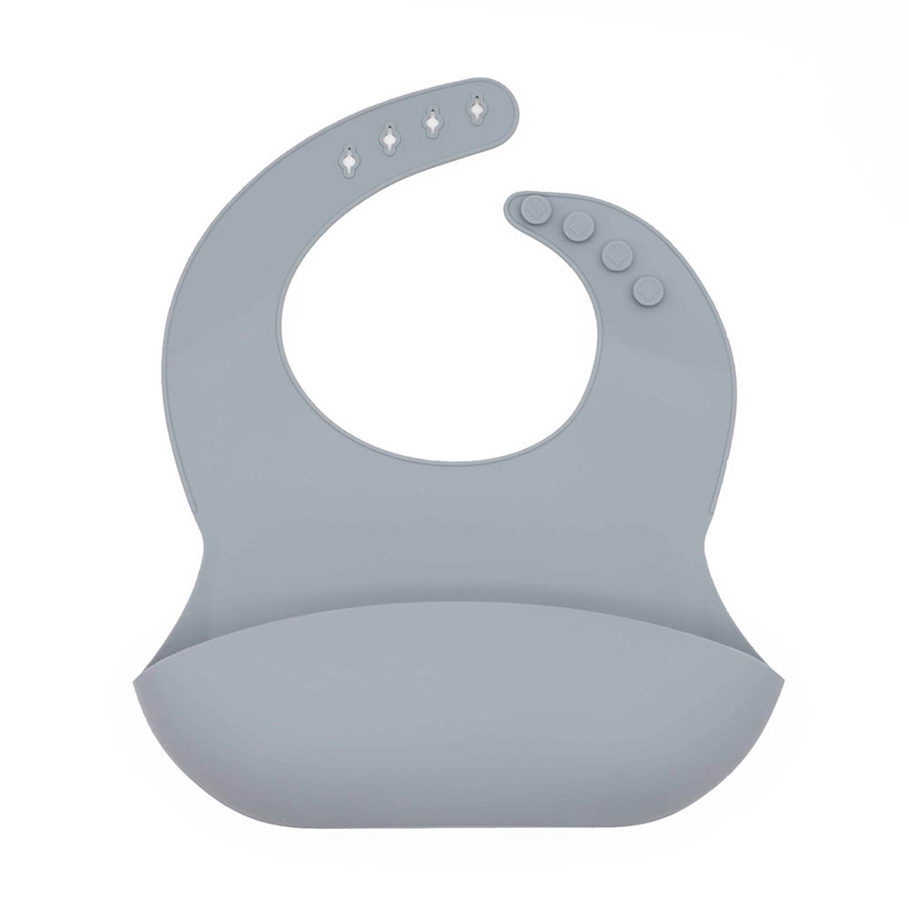 Cherubs - Silicone Baby Feeding Plate Set - Gray
