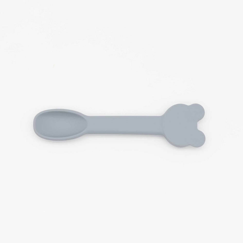 Cherubs - Silicone Baby Feeding Plate Set - Gray