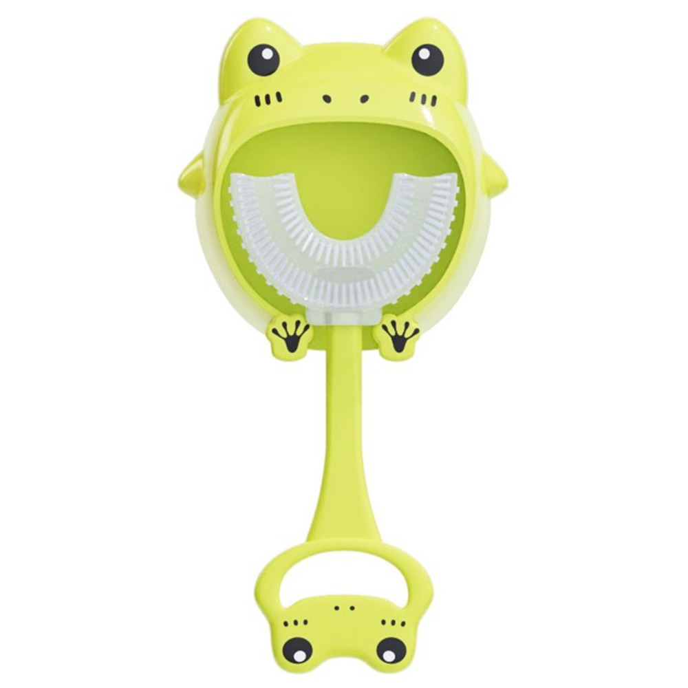 Cherubs - Silicone U Shape Kids Tooth Brush - Green