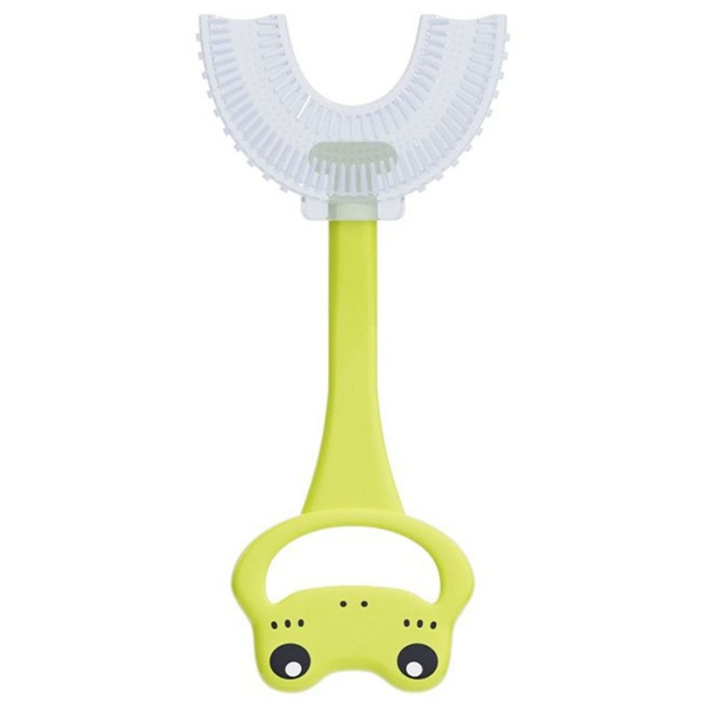 Cherubs - Silicone U Shape Kids Tooth Brush - Green