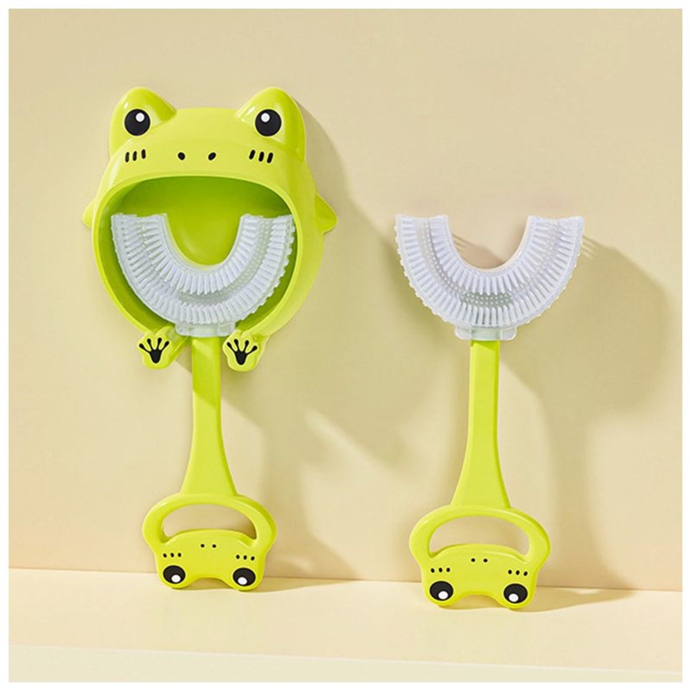 Cherubs - Silicone U Shape Kids Tooth Brush - Green