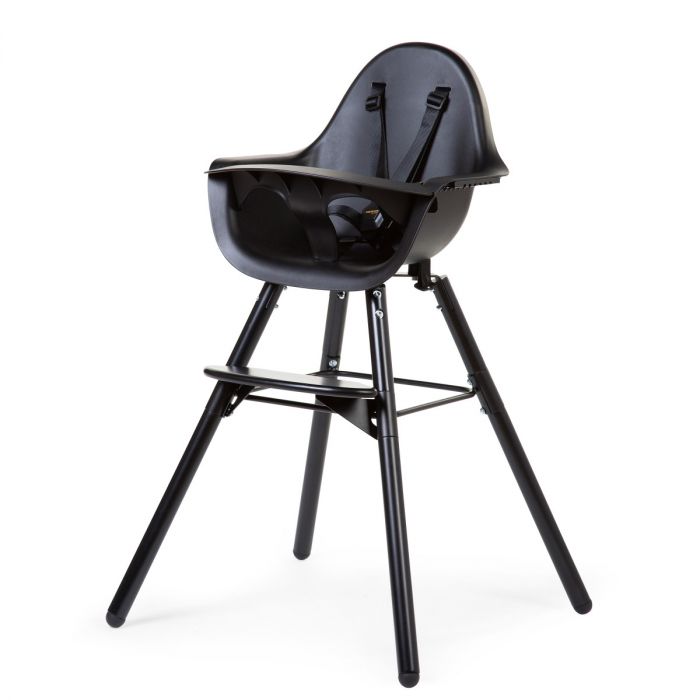 CHILDHOME Evolu 2 Chair with Bumper - Black