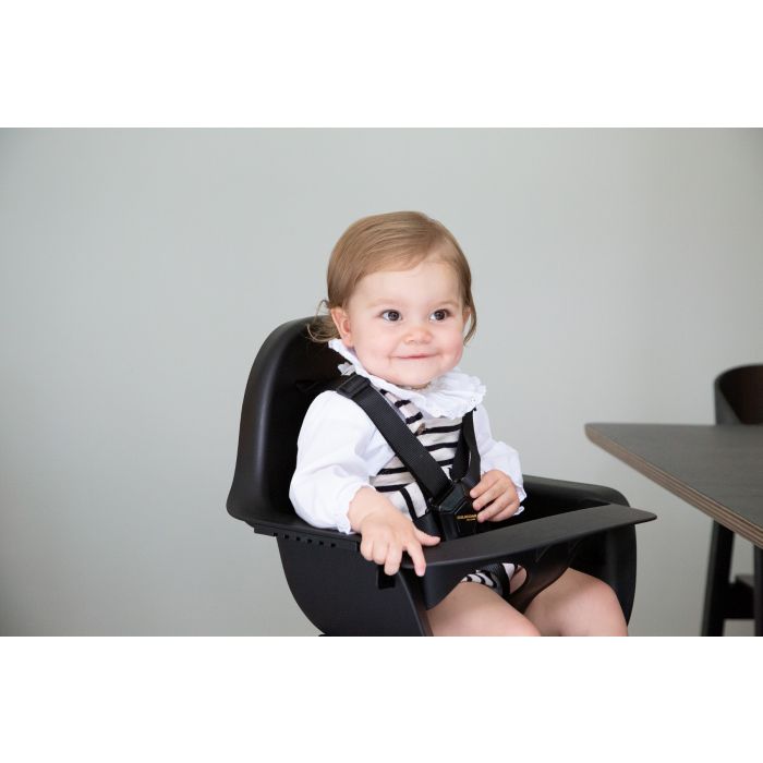 CHILDHOME Evolu 2 Chair with Bumper - Black