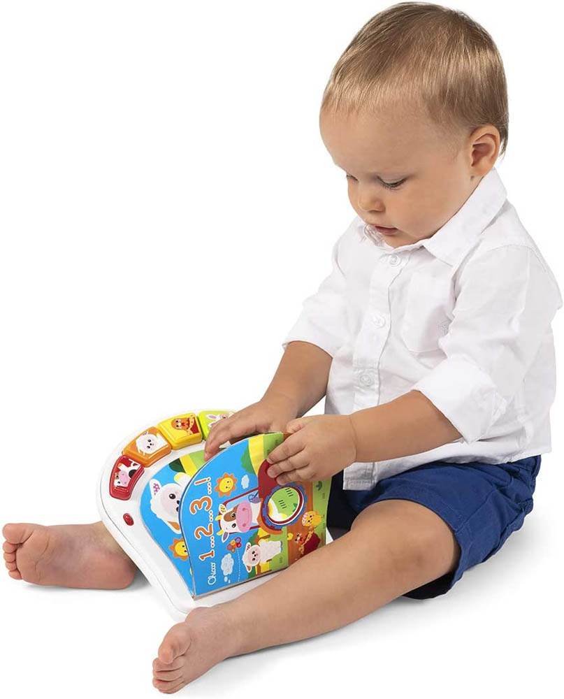 Chicco - Baby Senses Counting Farm Plastic First Toy 6-36m