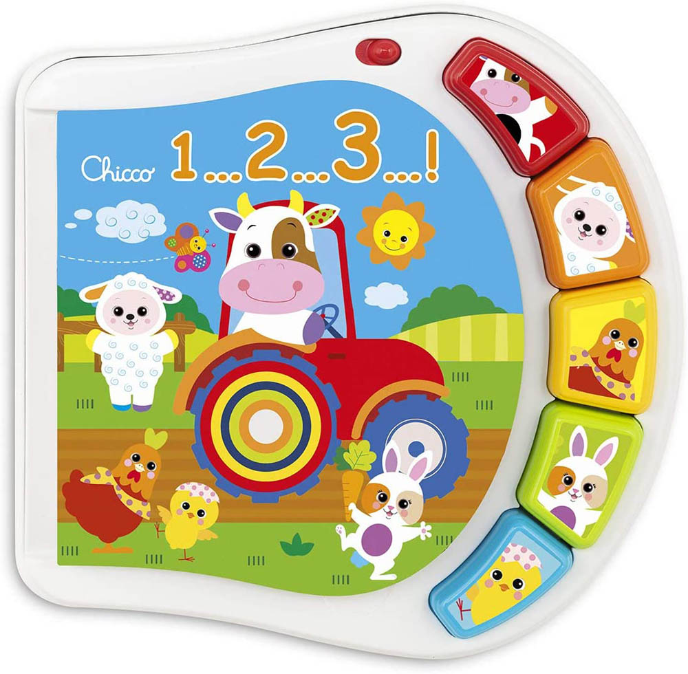 Chicco - Baby Senses Counting Farm Plastic First Toy 6-36m
