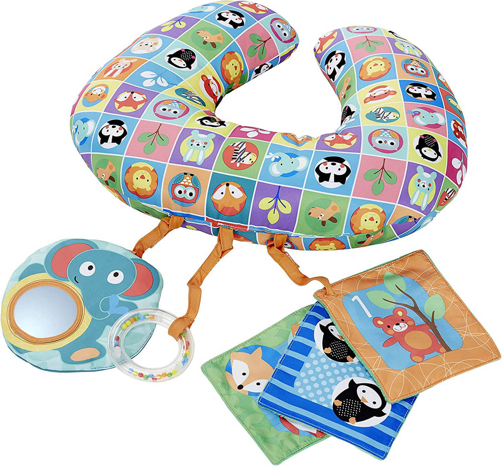 Chicco - Boppy Animal Tummy Time Baby Pillow 2m-9m