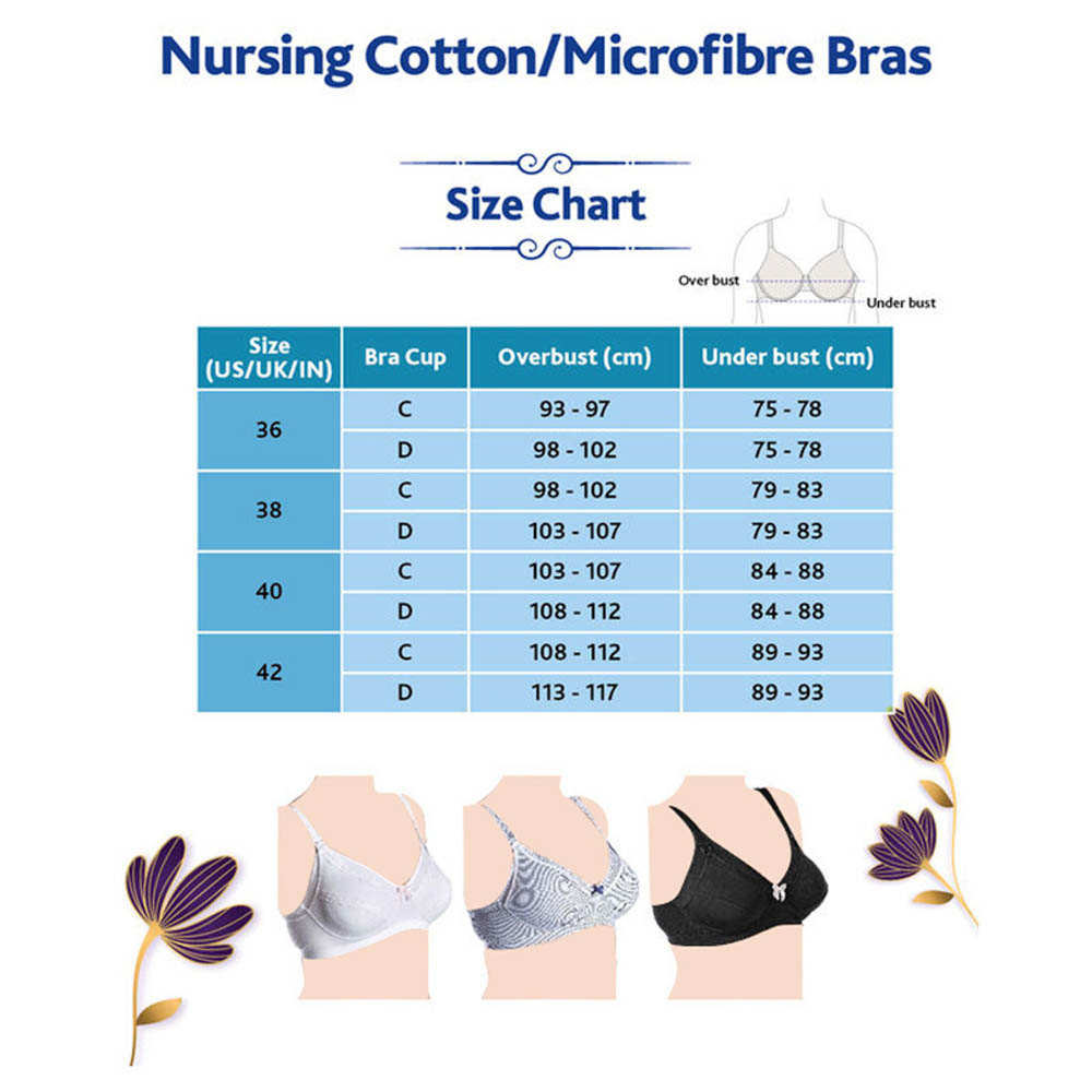 Chicco - Cotton Stretch Nursing Bra - Black