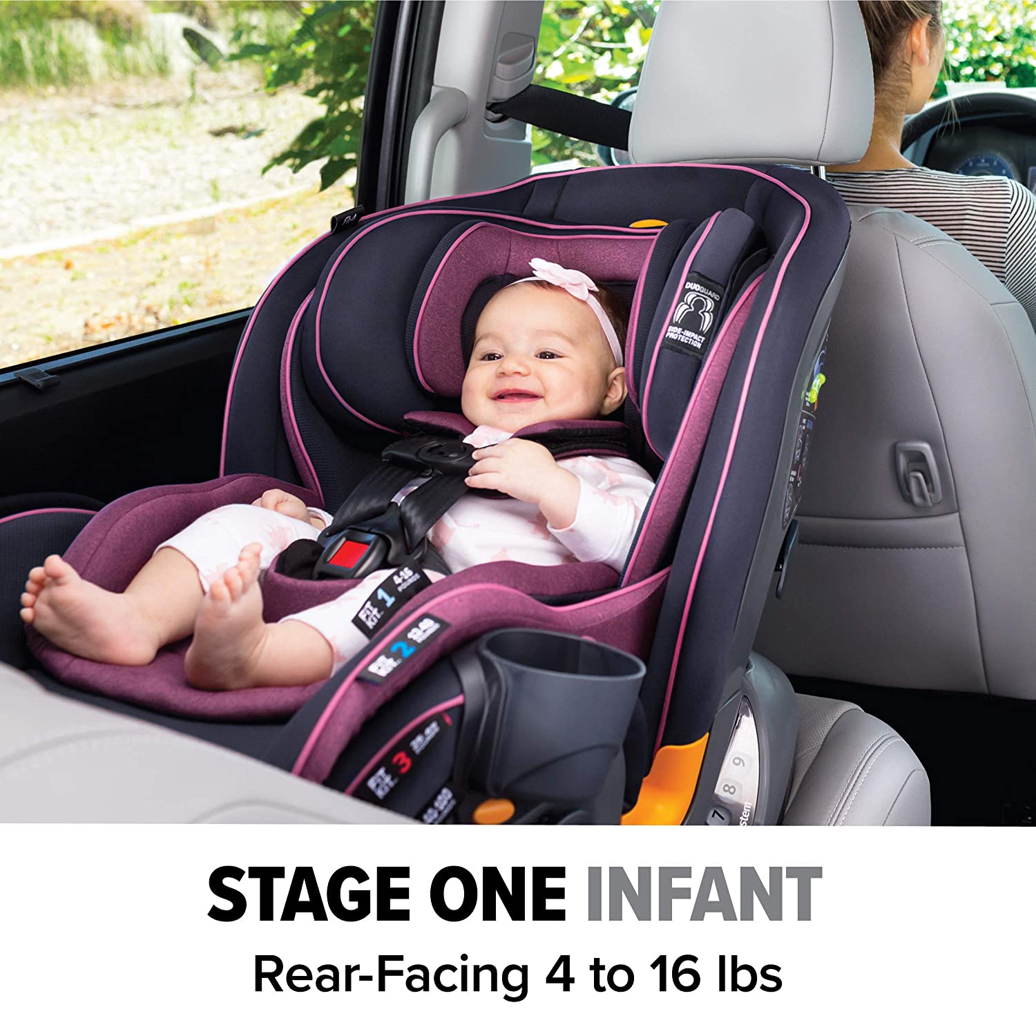 Chicco - Fit4 4-in-1 Convertible Car Seat with IsoFix System - Onyx