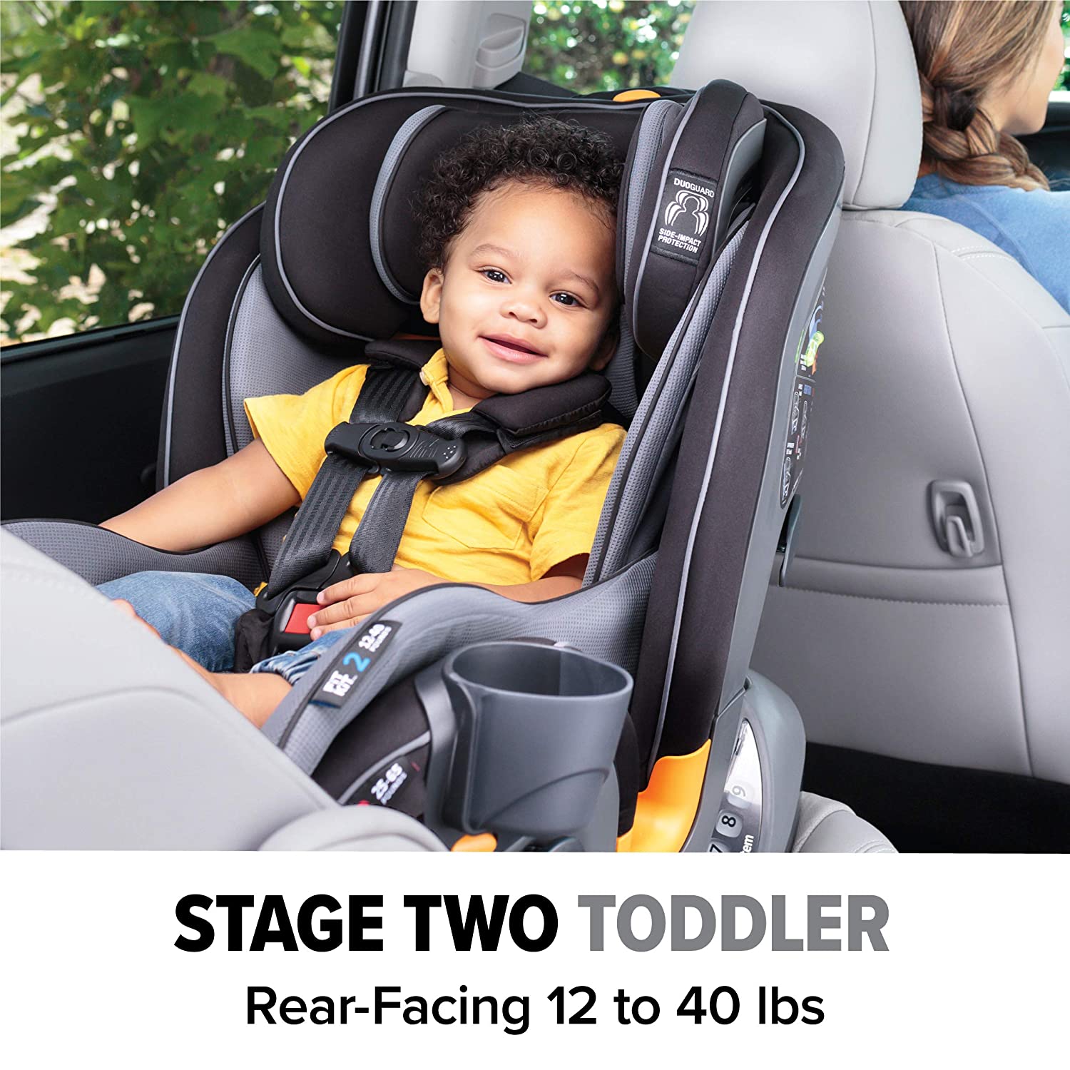 Chicco - Fit4 4-in-1 Convertible Car Seat with IsoFix System - Onyx
