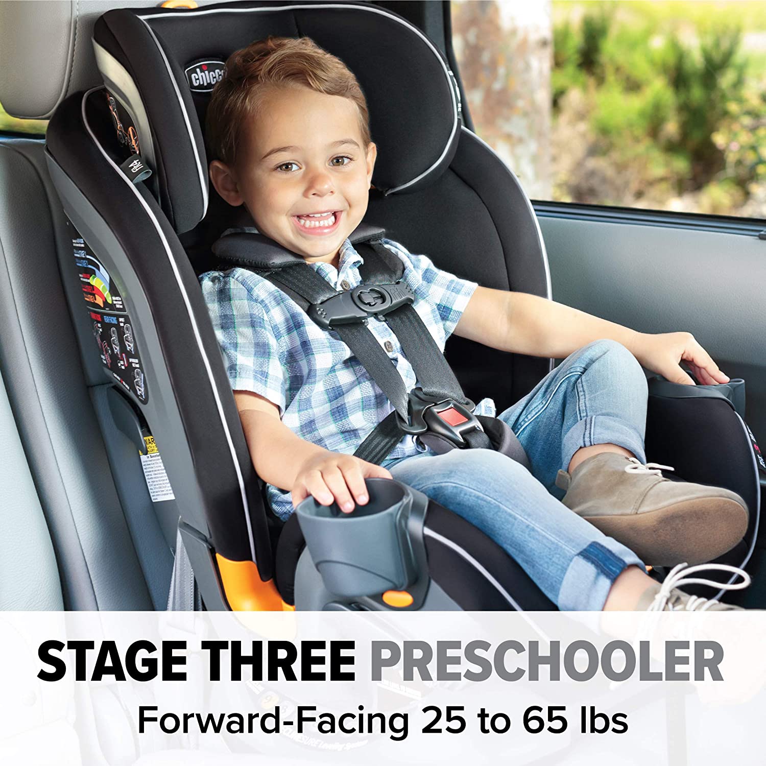 Chicco - Fit4 4-in-1 Convertible Car Seat with IsoFix System - Onyx