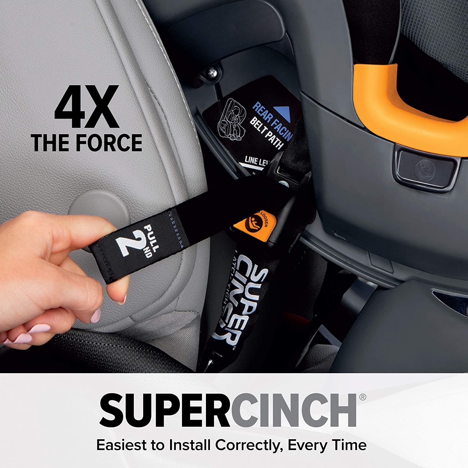 Chicco - Fit4 4-in-1 Convertible Car Seat with IsoFix System - Onyx