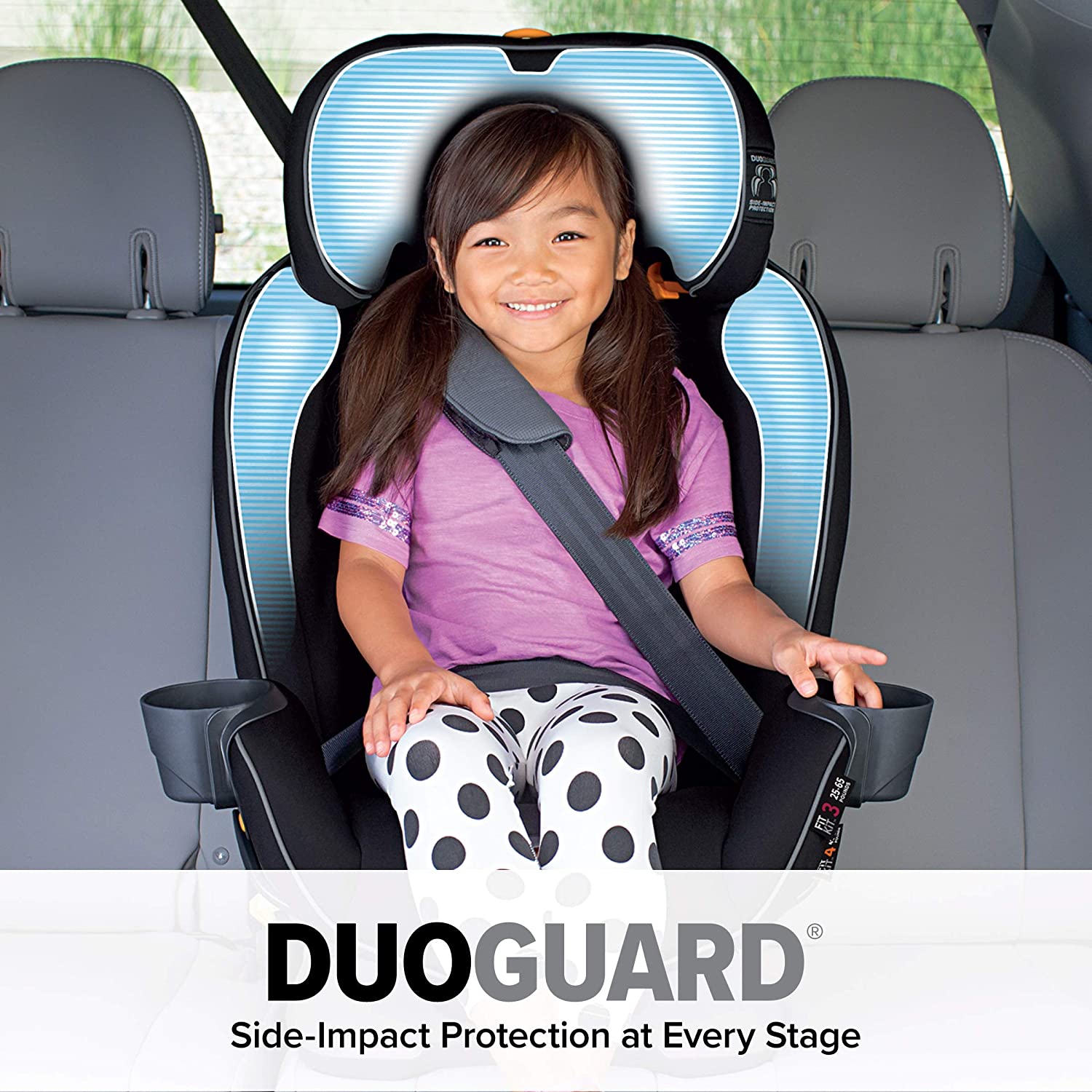 Chicco - Fit4 4-in-1 Convertible Car Seat with IsoFix System - Onyx