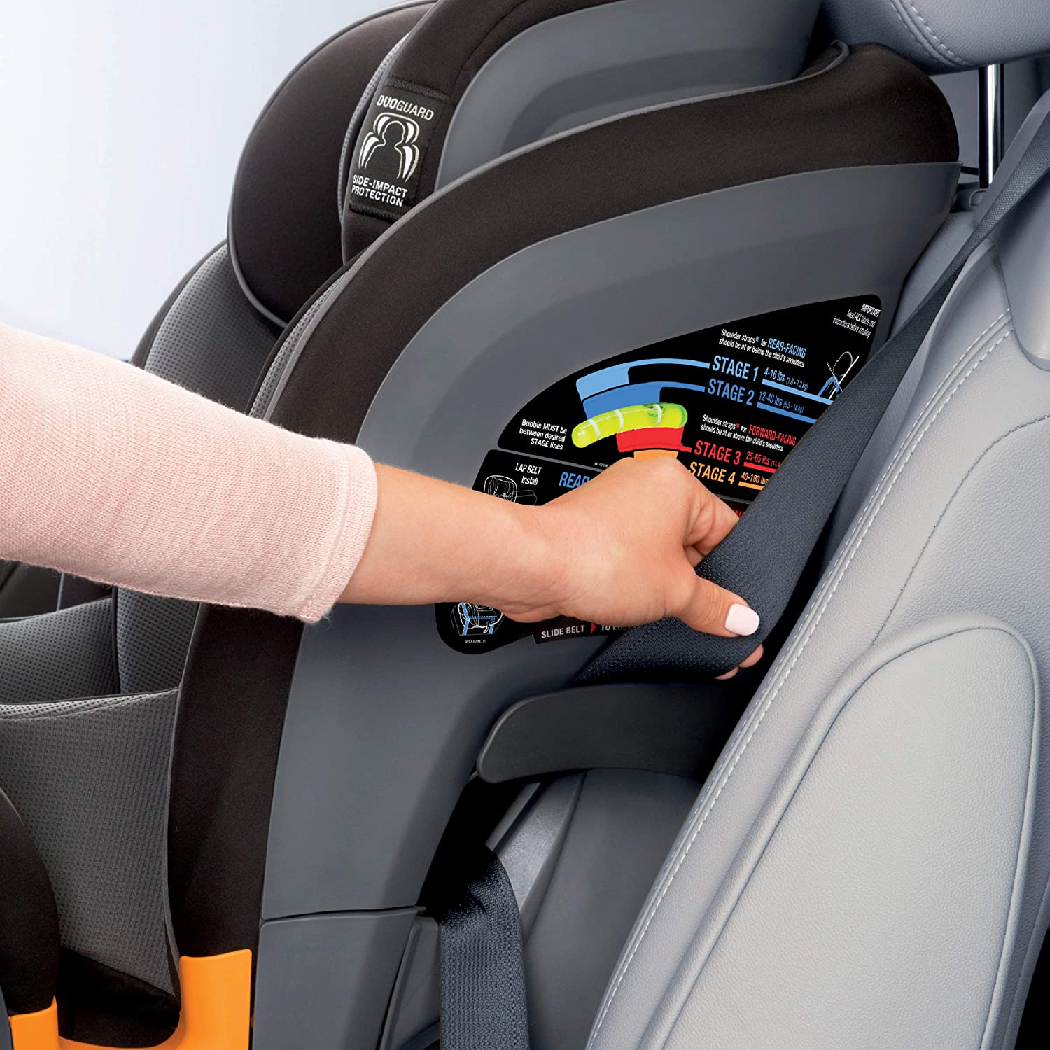 Chicco - Fit4 4-in-1 Convertible Car Seat with IsoFix System - Onyx