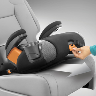 Chicco KidFit Zip Air Plus 2-in-1 Belt-Positioning Kids Booster Car Seat 3y -12y, Quantum