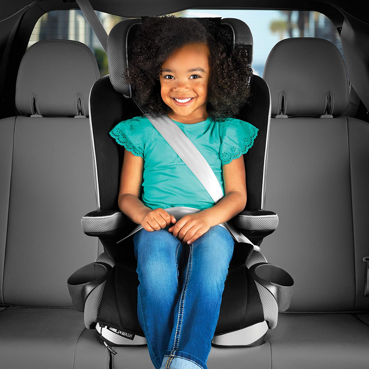 Chicco MyFit Zip Harness+Booster Kids Car Seat 3y-12y, NightFall
