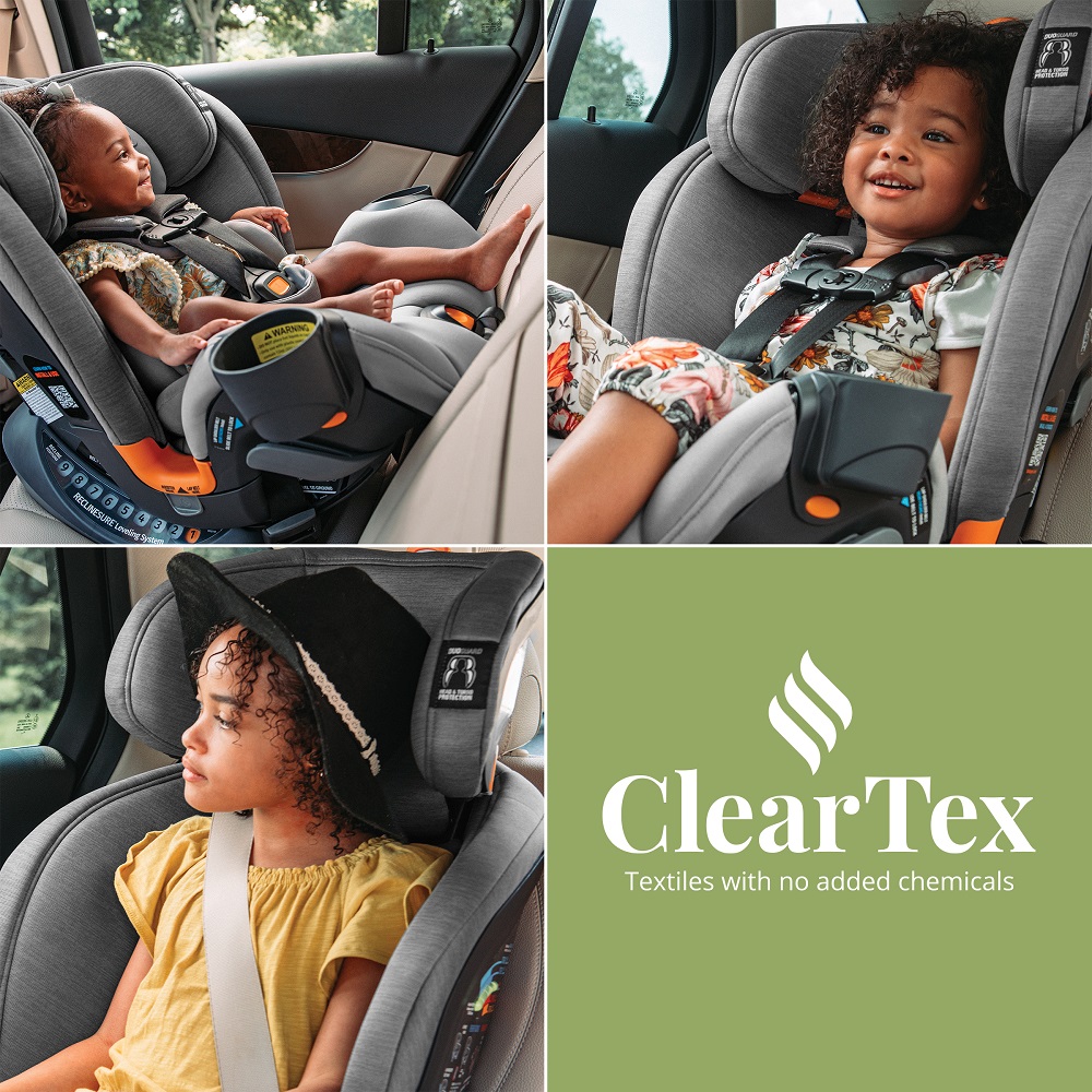 Chicco OneFit ClearTex All-in-One Car Seat, Slate
