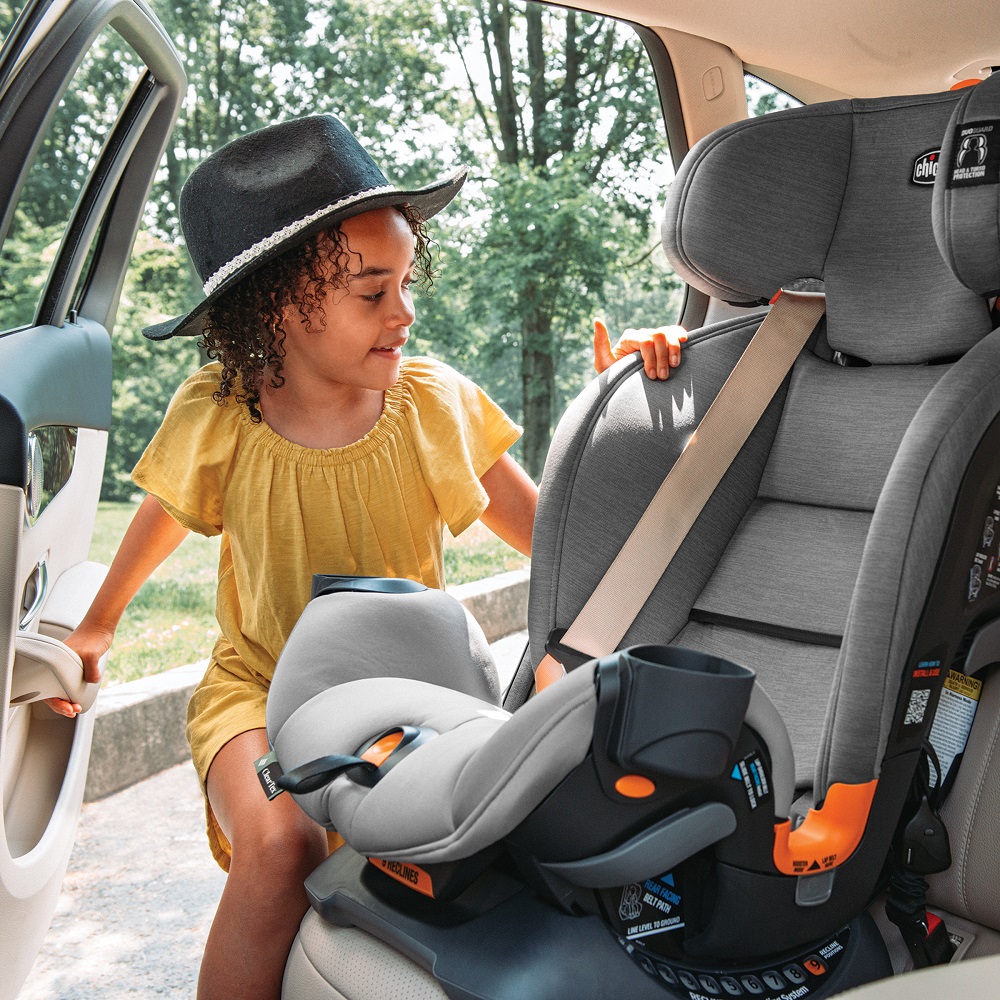 Chicco OneFit ClearTex All-in-One Car Seat, Slate