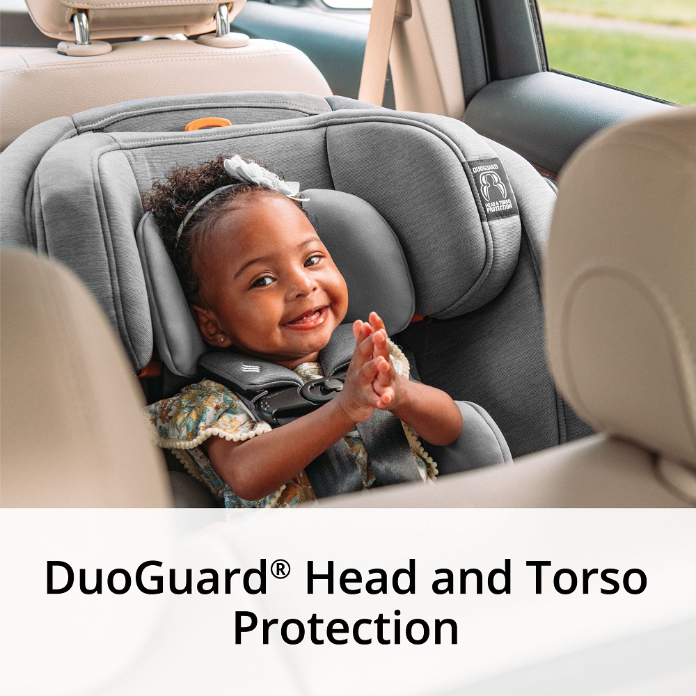 Chicco OneFit ClearTex All-in-One Car Seat, Slate