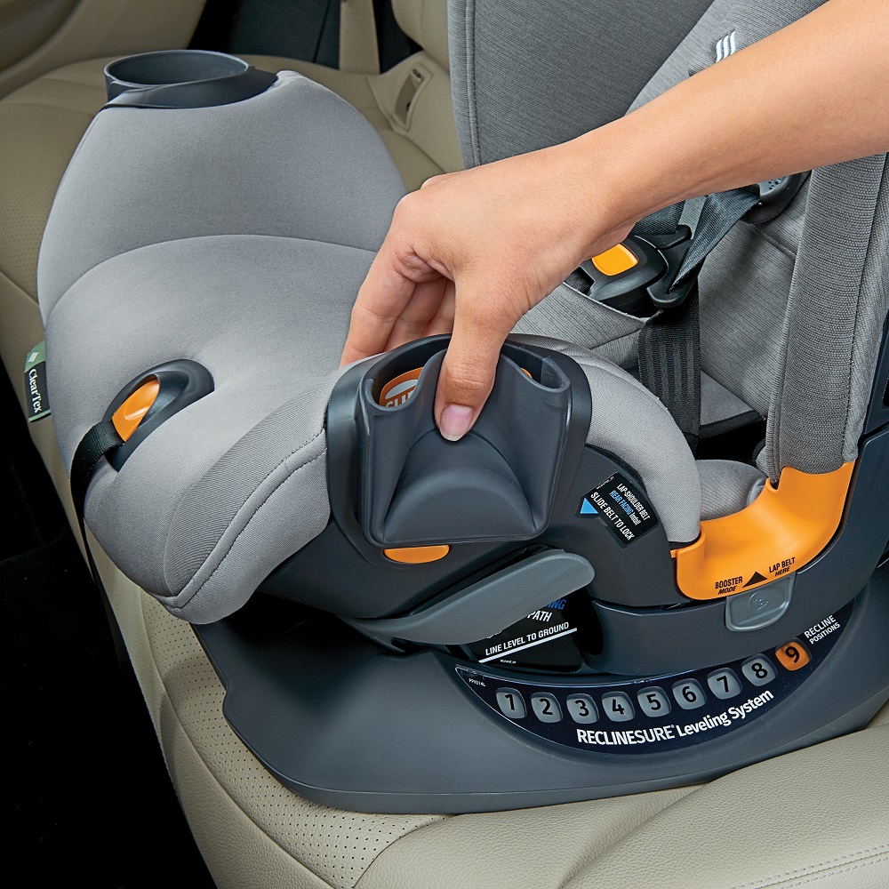 Chicco OneFit ClearTex All-in-One Car Seat, Slate