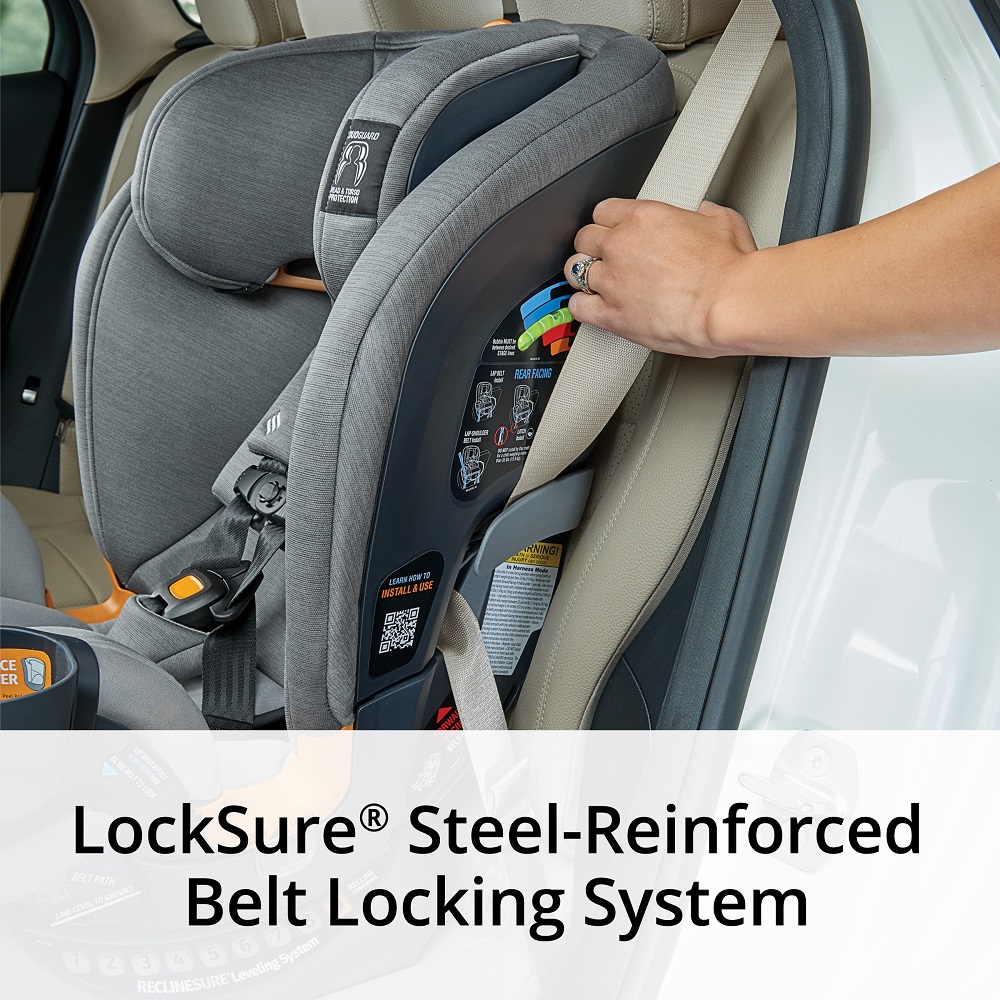 Chicco OneFit ClearTex All-in-One Car Seat, Slate