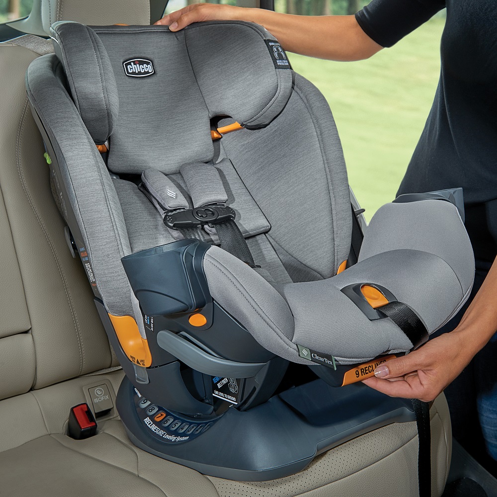 Chicco OneFit ClearTex All-in-One Car Seat, Slate