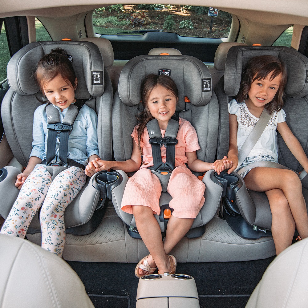 Chicco OneFit ClearTex All-in-One Car Seat, Slate