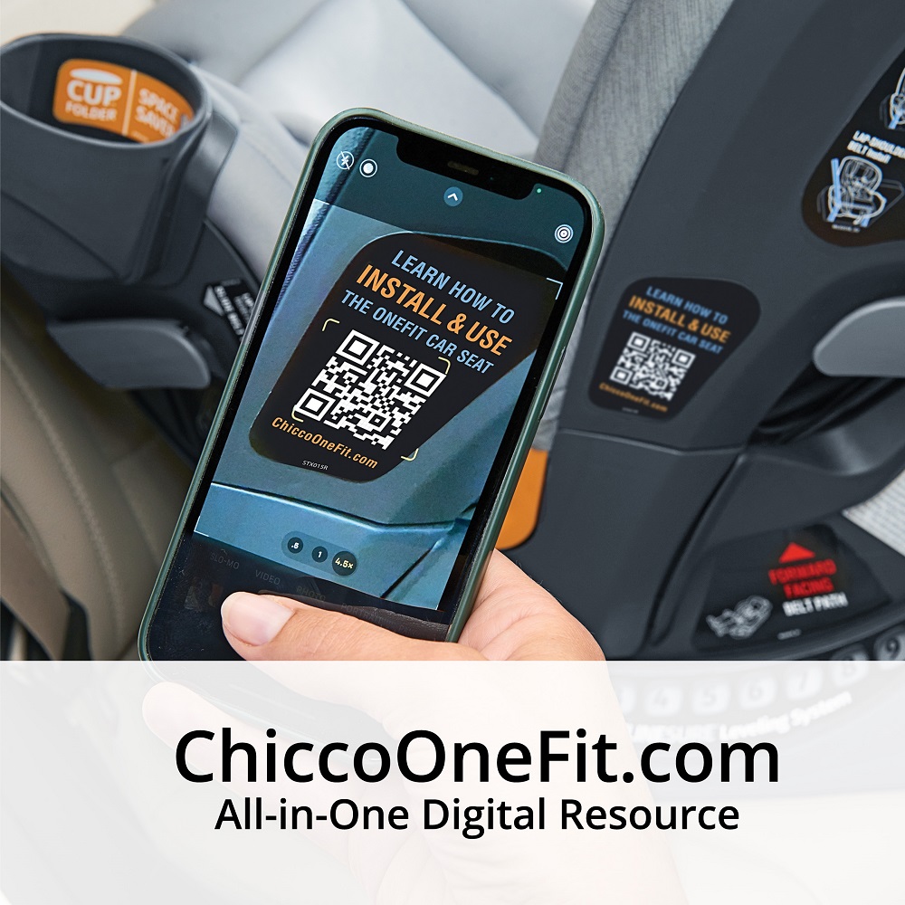 Chicco OneFit ClearTex All-in-One Car Seat, Slate