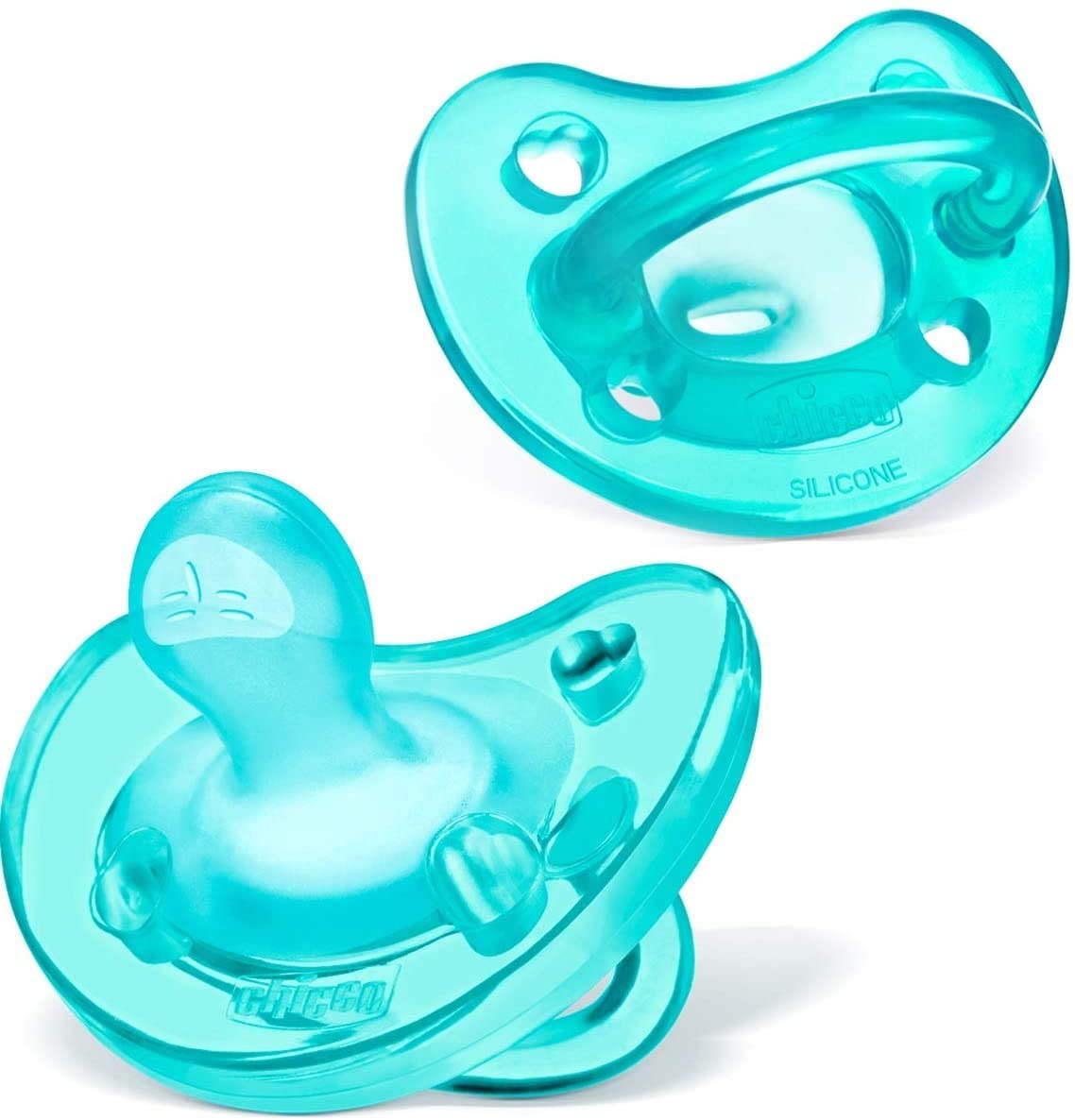 Chicco - Physioforma Soft Silicone Baby Pacifier 16 - 36 months 1 piece - Light Blue