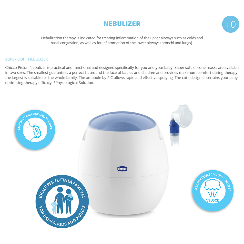 Chicco - Super Soft Family - Adult Nebulizer