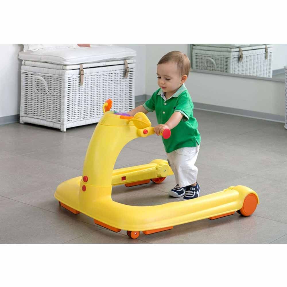 Chicco Orange 1-2-3 Baby Walker