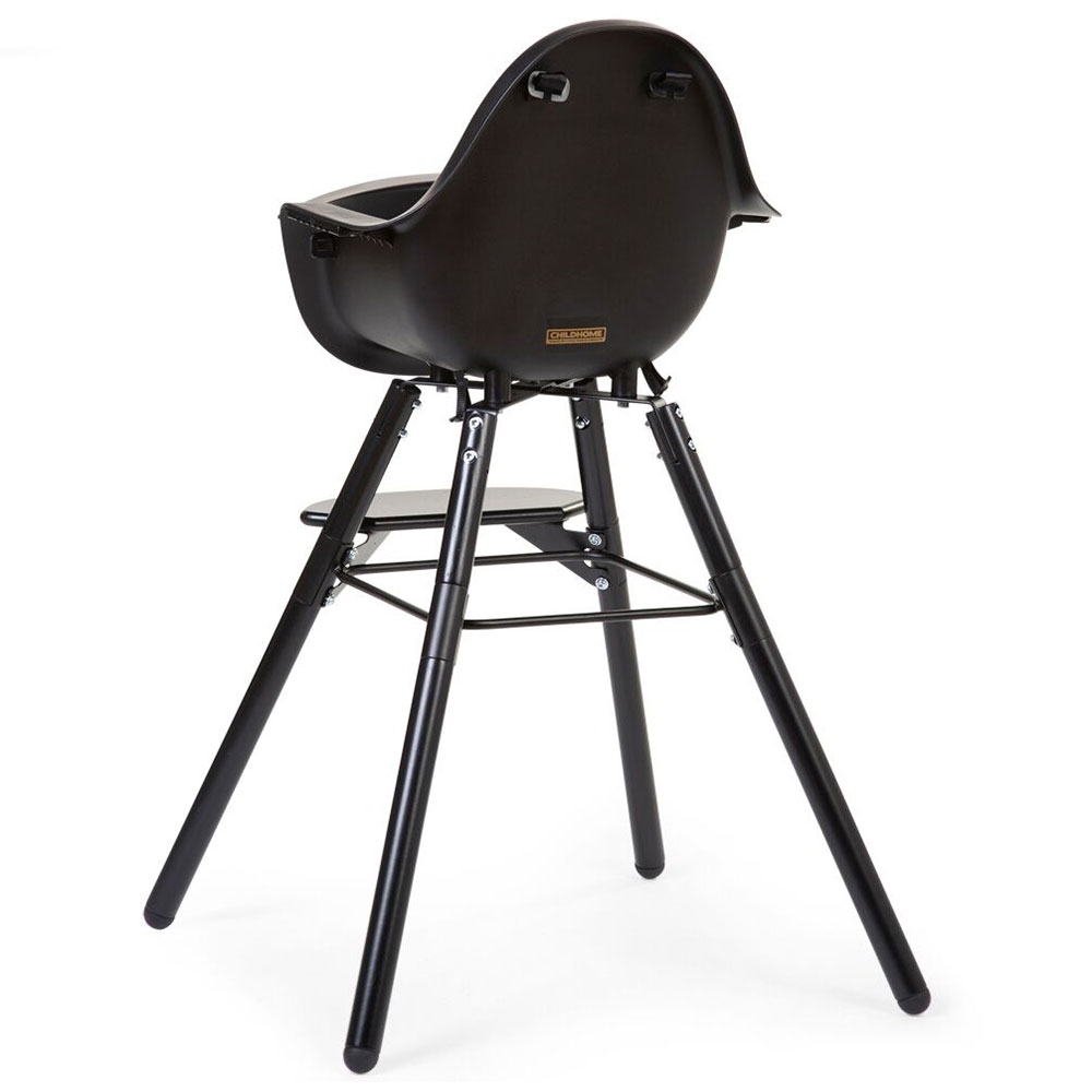 CHILDHOME Evolu 2 Chair with Bumper - Black