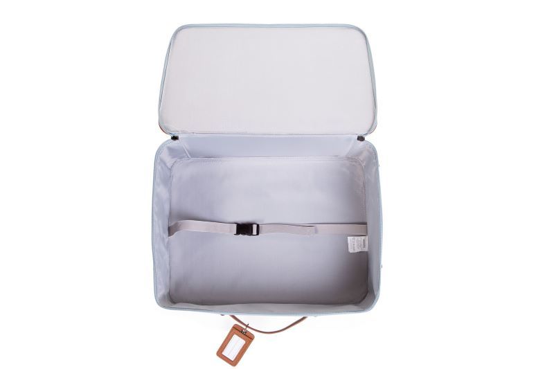 Childhome - Mini Traveller Kids Suitcase - Gray Off White