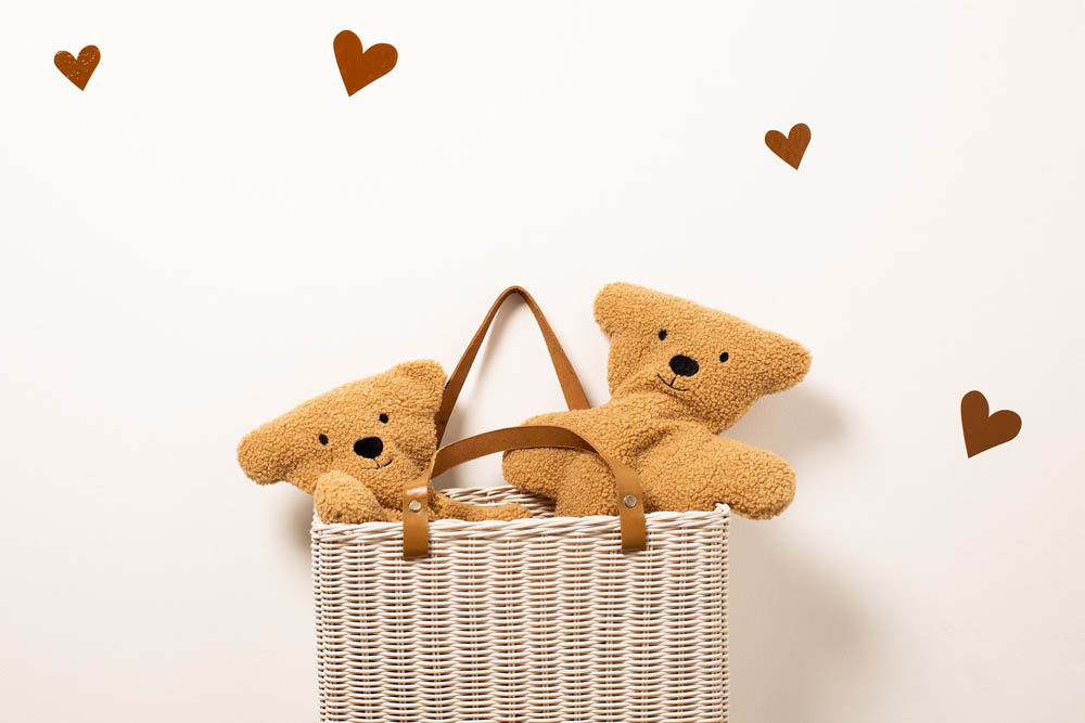 ChildHome - Teddy Bear Cuddly Toy - Brown