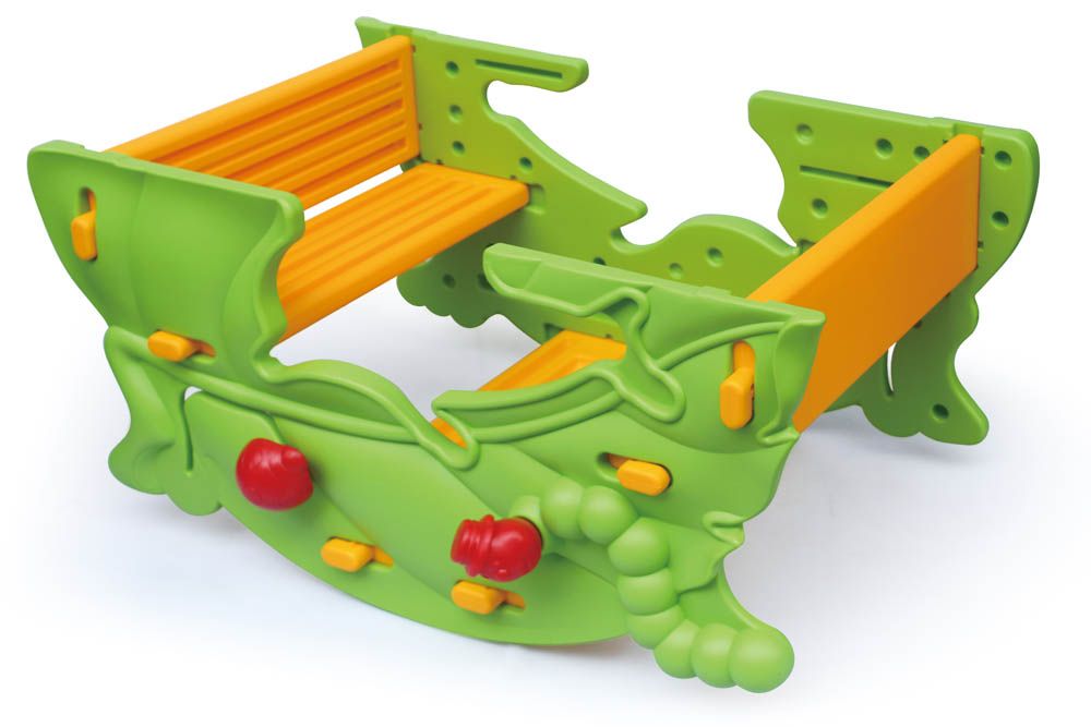 Ching Ching - Dolphin Seesaw & Leaf Table - Green