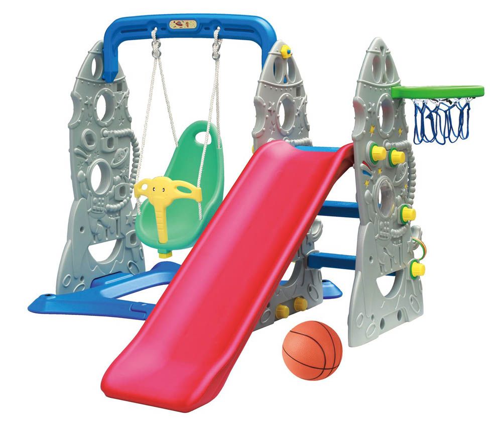 Ching Ching - Rocket Slide Swing - Silver