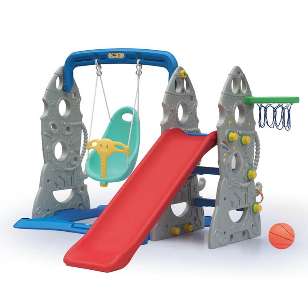 Ching Ching - Rocket Slide Swing - Silver