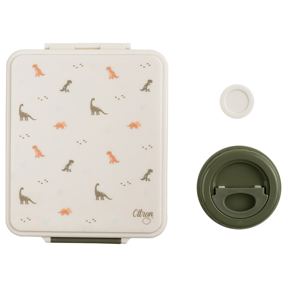 Citron - Lunchbox with Hot Food Jar - Dino