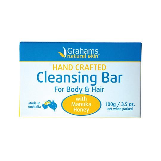 Grahams Natural -Body & Hair Cleansing Bar 100 grams