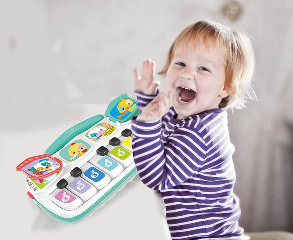 Clementoni - Baby Animal Piano Battery Operated