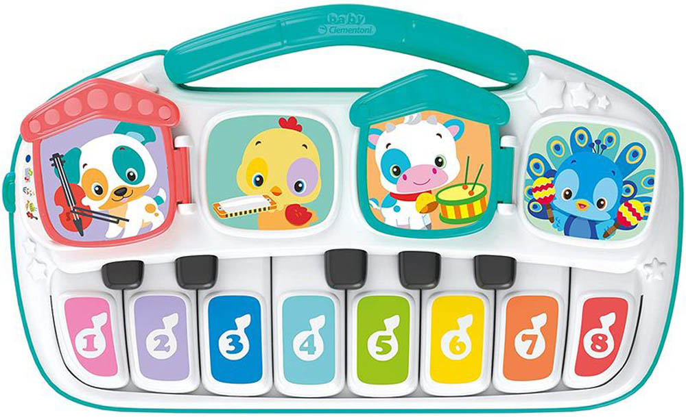 Clementoni - Baby Animal Piano Battery Operated