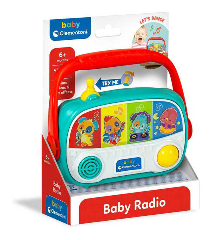 Clementoni - Baby My First Radio Battery Operated