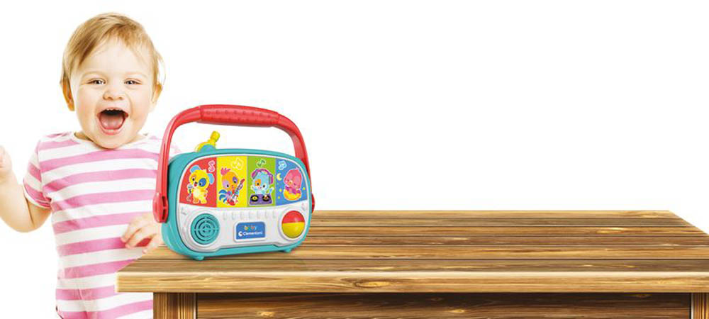Clementoni - Baby My First Radio Battery Operated