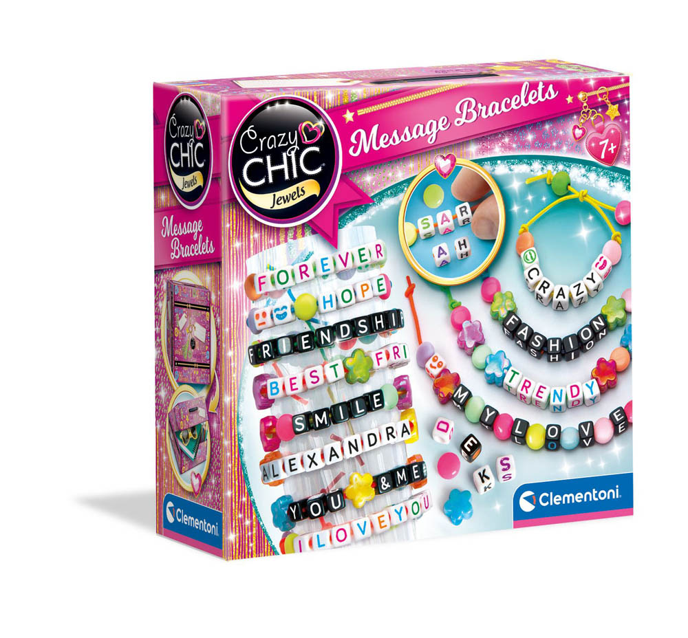 Clementoni - Crazy Chic Message Bracelets