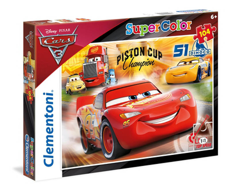 Clementoni - Puzzle Disney Cars 3 - 104Pcs